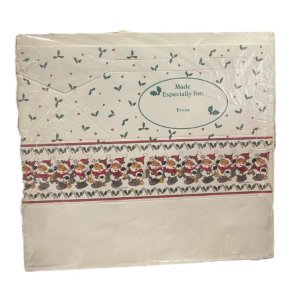 Lucy & Company Vintage 1987 Baking Boxes with Christmas Bear Design
